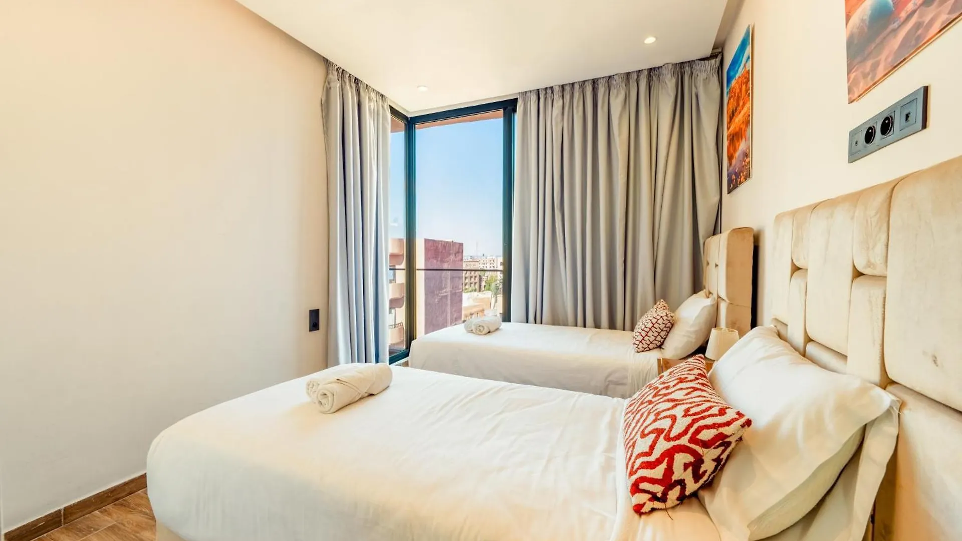Luxe Urbain - 3 Chambres En Centre-Ville 马拉喀什 0*,